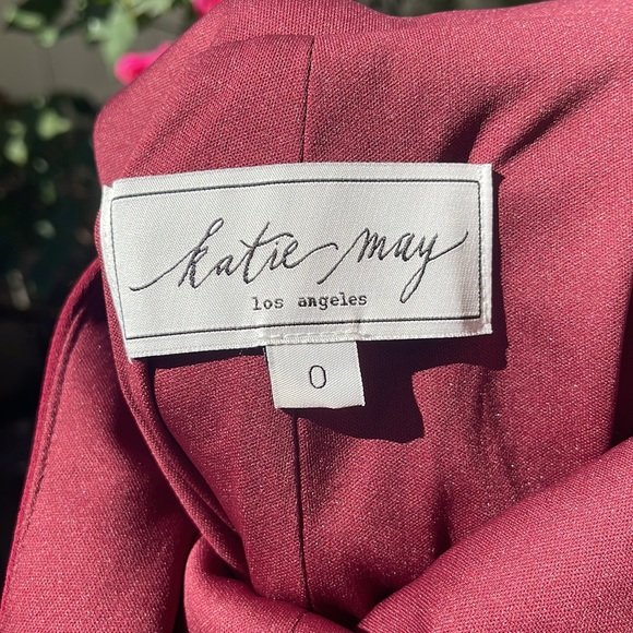 Katie May - Titan Bordeaux One Shoulder Cutout Dress - Bordeaux 0 - Picture 11 of 14